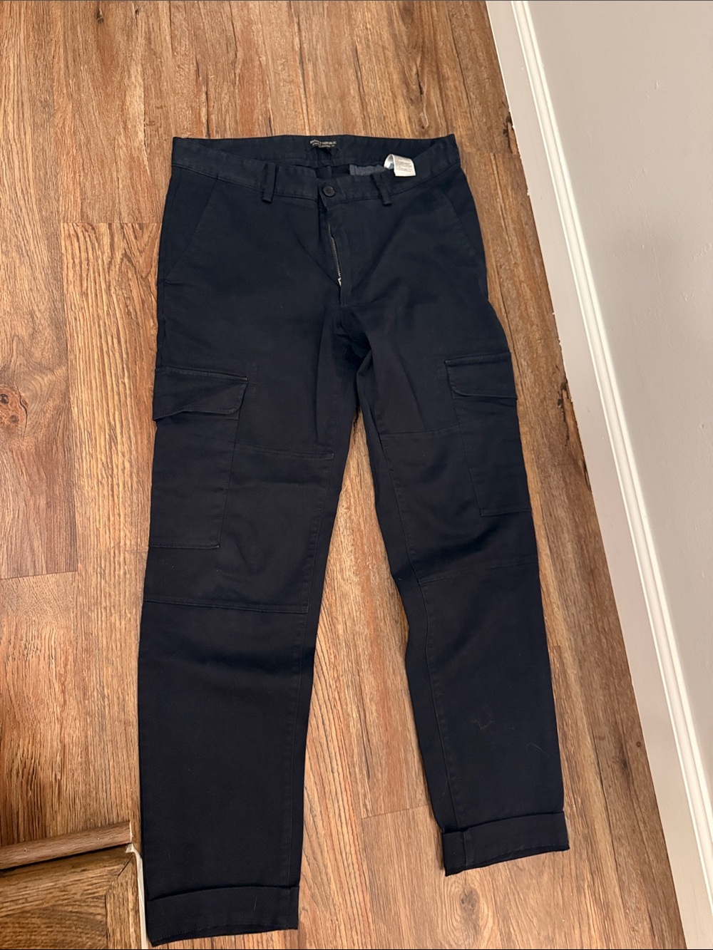 Banana Republic Black Pants with Flap Pockets